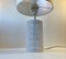 Scandinavian Modern Table Lamp in White from Laoni Belysning, 1970s 3