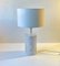 Scandinavian Modern Table Lamp in White from Laoni Belysning, 1970s, Image 1