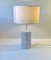 Scandinavian Modern Table Lamp in White from Laoni Belysning, 1970s, Image 5