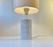 Lampe de Bureau Scandinave Blanche de Laoni Belysning, 1970s 2