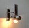 Deutsche Space Age Chrom Wandlampe 6