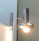 Deutsche Space Age Chrom Wandlampe 33