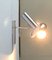 Deutsche Space Age Chrom Wandlampe 34