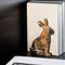 Marble and Steel Bunny Bookends by Alessandra Grasso, Set of 2, Image 2