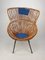 Mid-Century Italian Rattan Lounge Chair in the Style of Franco Albini, 1960s 3