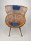 Mid-Century Italian Rattan Lounge Chair in the Style of Franco Albini, 1960s, Image 3