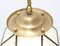 Art Deco Brass Lantern With Beveled Cut Glass, 1920s 8
