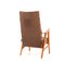 Mid-Century Modern Teak Lounge Chair With Kilim Upholstery, 1960s 5