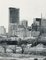 Dallas Skyline, USA, 1960er, Schwarz-Weiß-Fotografie 2