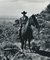 Cowboy and Countryside, USA, 1960s, Black & White Photograph 4