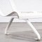 French White Perforated Steel Outdoor Bench, 1960s, Image 7