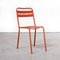 Red French Tolix T2 Dining Chairs, 1950s, Set of 12 1