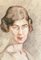 Charles Émile Moses Hornung, Portrait de femme, 1913, Pastel on Watercolor Paper, Immagine 5