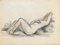 Charles Émile Moses Hornung, Femme nue allongée, 1915, Aquarell auf Papier 1
