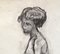 Charles Émile Moses Hornung, Jeune femme en robe de soirée, 1911, Lápiz sobre papel, Imagen 5