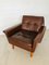 Vintage Mid-Century Danish Svend Skipper Coco Brown Lounge Chair, 1965 1