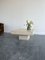 Square Block Travertine Coffee Table With Brass Lines, Image 3