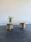 Large Solid Italian Postmodern Travertine Coffee Table, Image 3