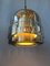 Lámpara colgante era espacial vintage de vidrio de Doria Leuchten, Imagen 4