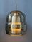 Lámpara colgante era espacial vintage de vidrio de Doria Leuchten, Imagen 2