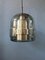 Lámpara colgante era espacial vintage de vidrio de Doria Leuchten, Imagen 1