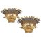 Italian Palmette Sconces by Barovier & Toso, Murano, 1960, Set of 2 1