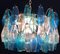 Murano Poliedri Chandeliers in the Style of Carlo Scarpa, Set of 2, Image 9