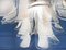 Lampadari a petalo bianco, Murano, anni '90, set di 2, Immagine 5