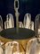 Lámparas de araña de pétalos blancos, Murano, años 90. Juego de 2, Imagen 17