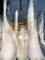 Lampadari a petalo bianco, Murano, anni '90, set di 2, Immagine 7