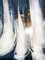 Lámparas de araña de pétalos blancos, Murano, años 90. Juego de 2, Imagen 10