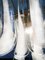 White Petal Chandeliers, Murano, 1990s, Set of 2 10