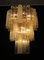 Lampadari grandi a tre livelli in vetro di Murano, anni '80, set di 2, Immagine 10
