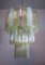 Lampadari grandi a tre livelli in vetro di Murano, anni '80, set di 2, Immagine 4