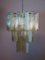 Lampadari grandi a tre livelli in vetro di Murano, anni '80, set di 2, Immagine 5