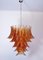 Lámparas de araña italianas con hojas estilo Barovier & Toso. Juego de 2, Imagen 11
