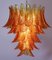 Lámparas de araña italianas con hojas estilo Barovier & Toso. Juego de 2, Imagen 9