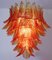 Lámparas de araña italianas con hojas estilo Barovier & Toso. Juego de 2, Imagen 13