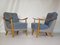 Mid-Century Living Room Set With Daybed, Armchairs & Table, 1960s, Set of 4 25