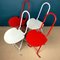 Dafne Folding Chairs by Gastone Rinaldi for Thema, Italy, 1980s, Set of 4 5