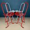 Dafne Folding Chairs by Gastone Rinaldi for Thema, Italy, 1980s, Set of 4 6