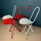Dafne Folding Chairs by Gastone Rinaldi for Thema, Italy, 1980s, Set of 4 7