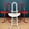 Dafne Folding Chairs by Gastone Rinaldi for Thema, Italy, 1980s, Set of 4 10