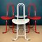 Dafne Folding Chairs by Gastone Rinaldi for Thema, Italy, 1980s, Set of 4, Image 10