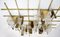 Mid-Century Modern Ceiling Light in Murano Glass & Brass by Carlo Nason for Mazzega, 1970s, Image 13