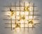 Mid-Century Modern Ceiling Light in Murano Glass & Brass by Carlo Nason for Mazzega, 1970s 4