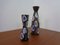 Ceramic Kongo Vases by Bodo Mans for Bay Keramik, 1960s, Set of 2 2