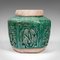 Antique Japanese Hexagonal Glazed Earthenware Spice Jar, Image 4