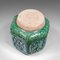 Antique Japanese Hexagonal Glazed Earthenware Spice Jar 5