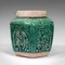 Antique Japanese Hexagonal Glazed Earthenware Spice Jar, Image 3
